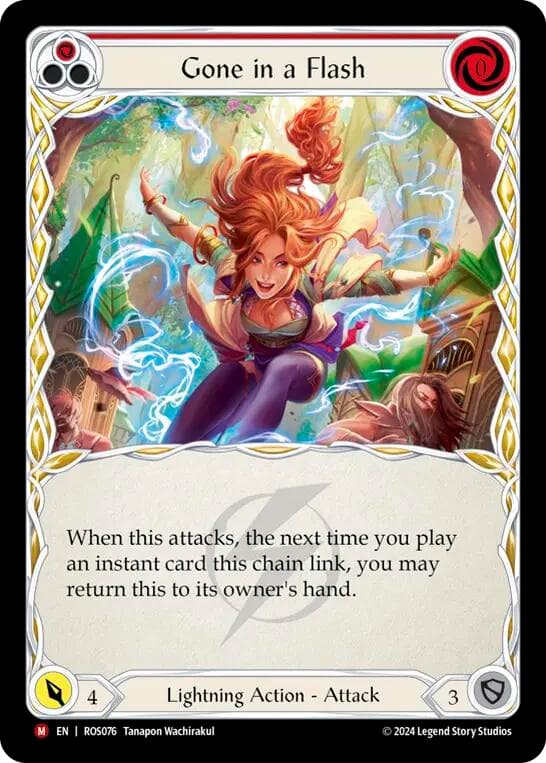 Gone in a Flash — Rosetta card