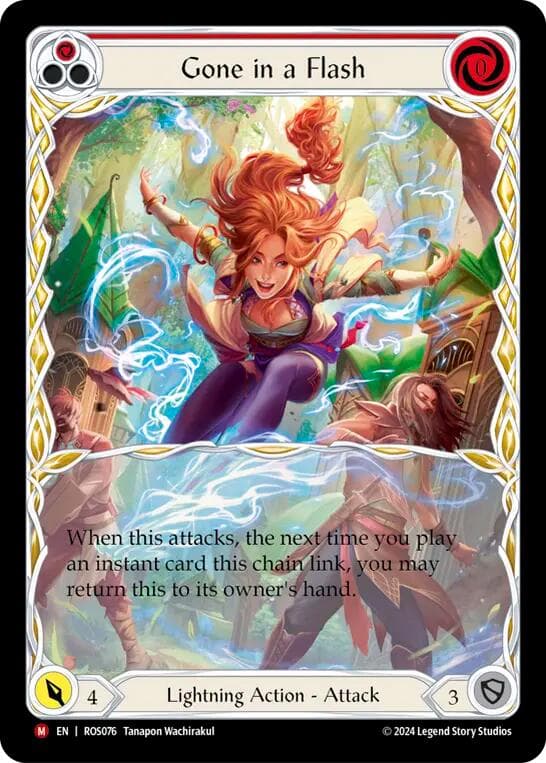 Gone in a Flash (Extended Art) — Rosetta card