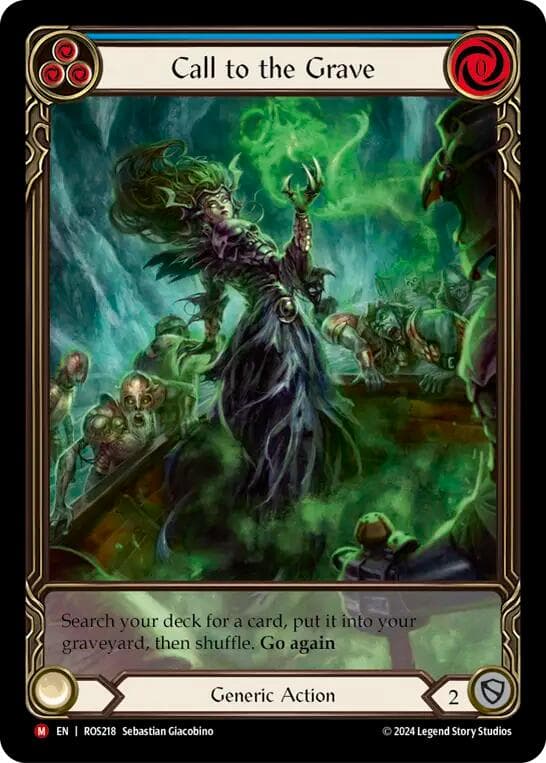 Call to the Grave (Extended Art) — Rosetta card