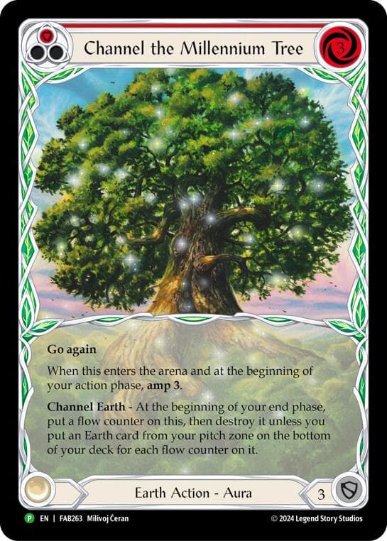 Channel the Millennium Tree - FAB263 — Flesh and Blood: Promo Cards card