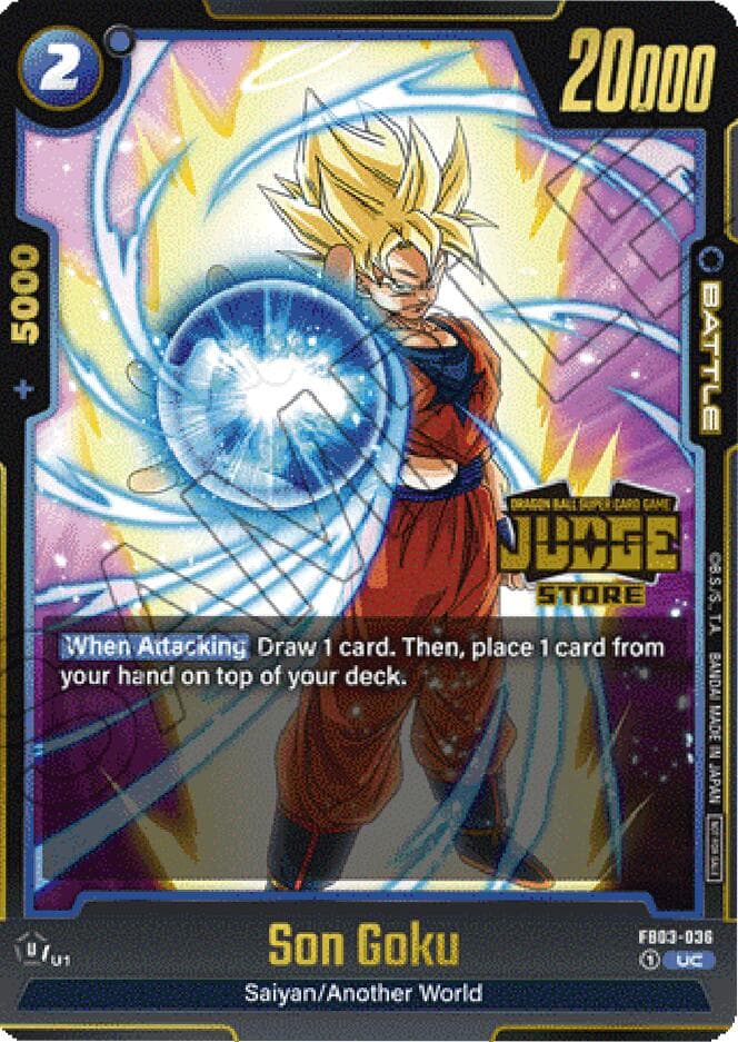 Son Goku - FB03-036 (Judge Pack (Store Judge) 02) — Tournament and Championship Promos card
