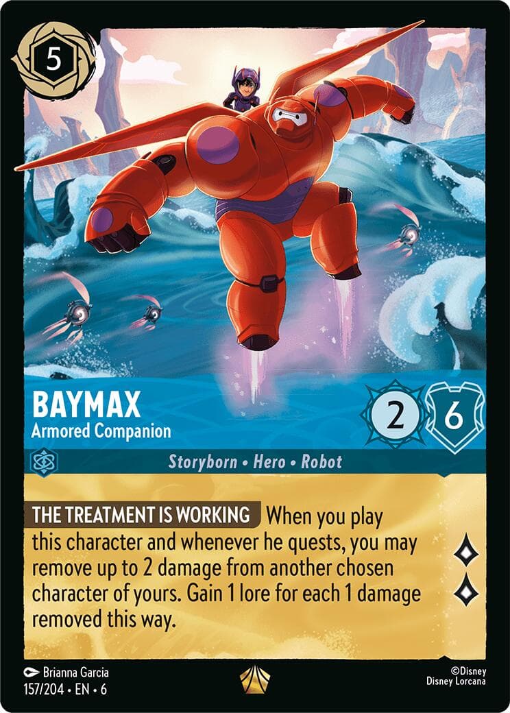 Baymax - Armored Companion — Azurite Sea card