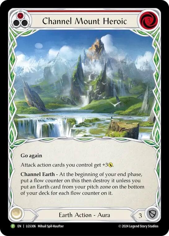 Channel Mount Heroic - LGS306 — Flesh and Blood: Promo Cards card