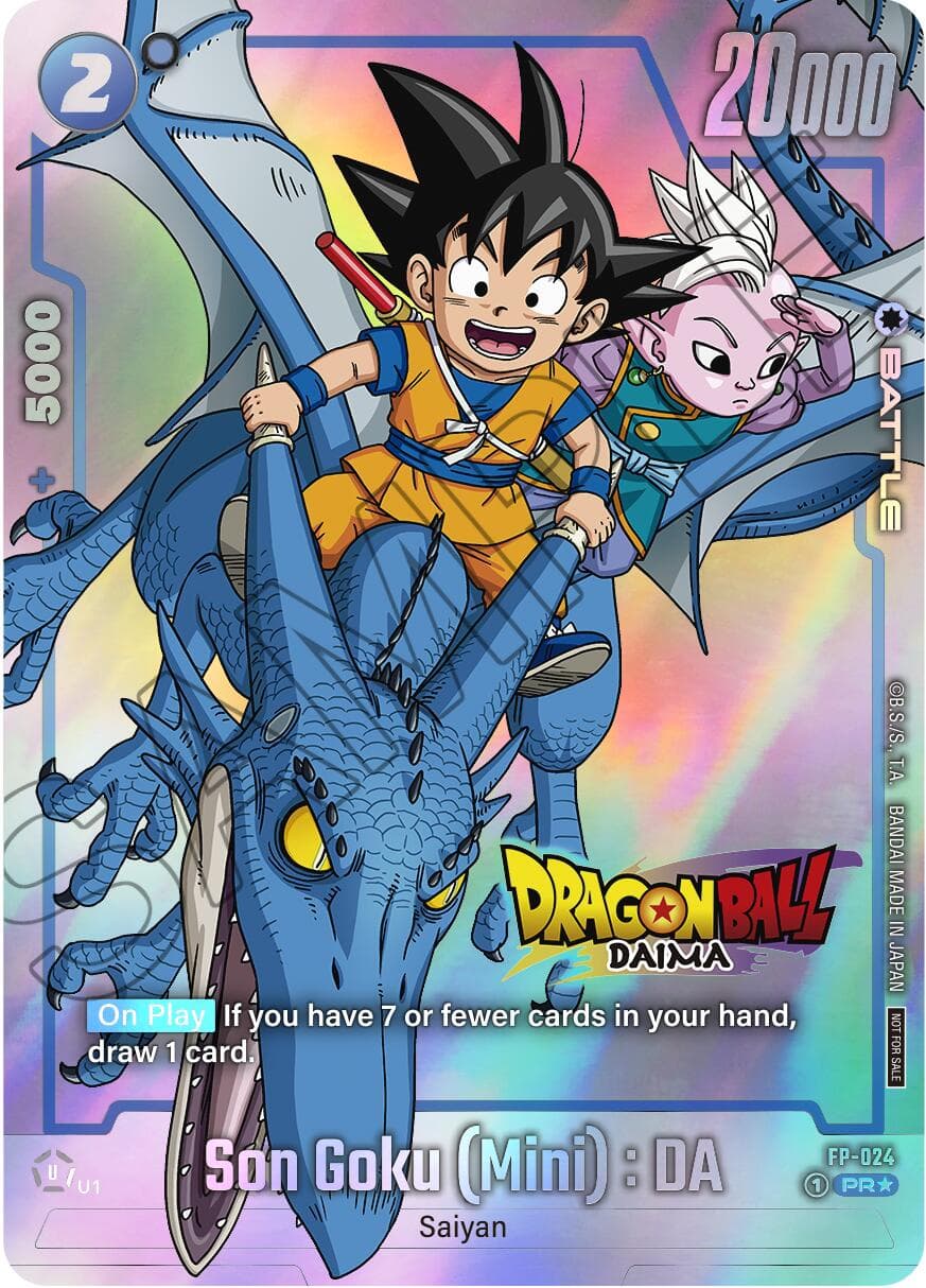 Son Goku (Mini) : DA - FP-024 (Dragon Ball DAIMA) — Fusion World Promotion Cards and Packs card