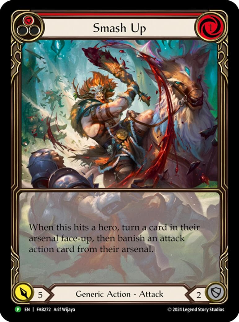 Smash Up (Extended Art) - FAB272 — Flesh and Blood: Promo Cards card