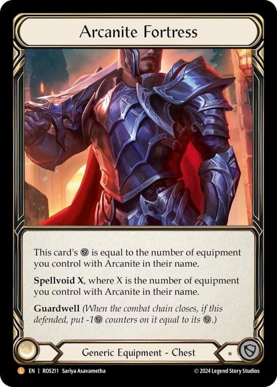 Arcanite Fortress — Rosetta card