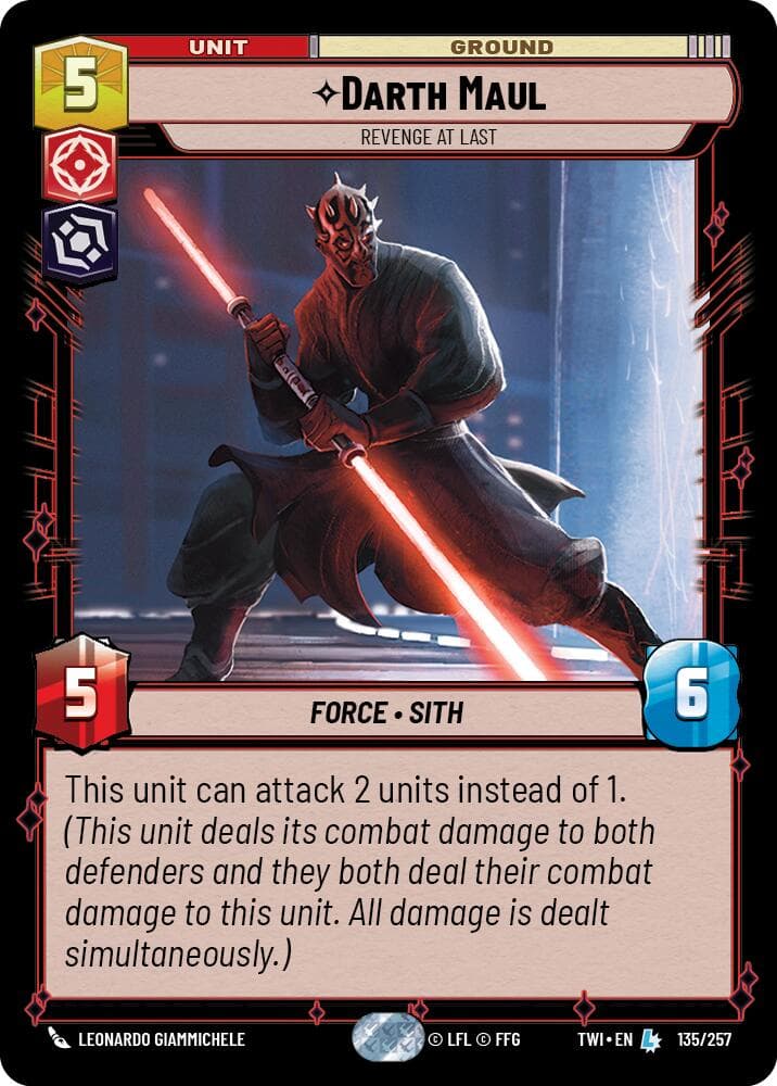 Darth Maul - Revenge at Last — Twilight of the Republic card