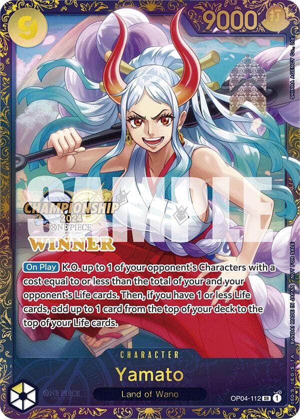 Yamato (Championship 2024 Finals Winner) — One Piece Promotion Cards card