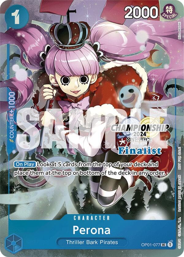 Perona (Championship 2024 Finalist Card Set) — One Piece Promotion Cards card