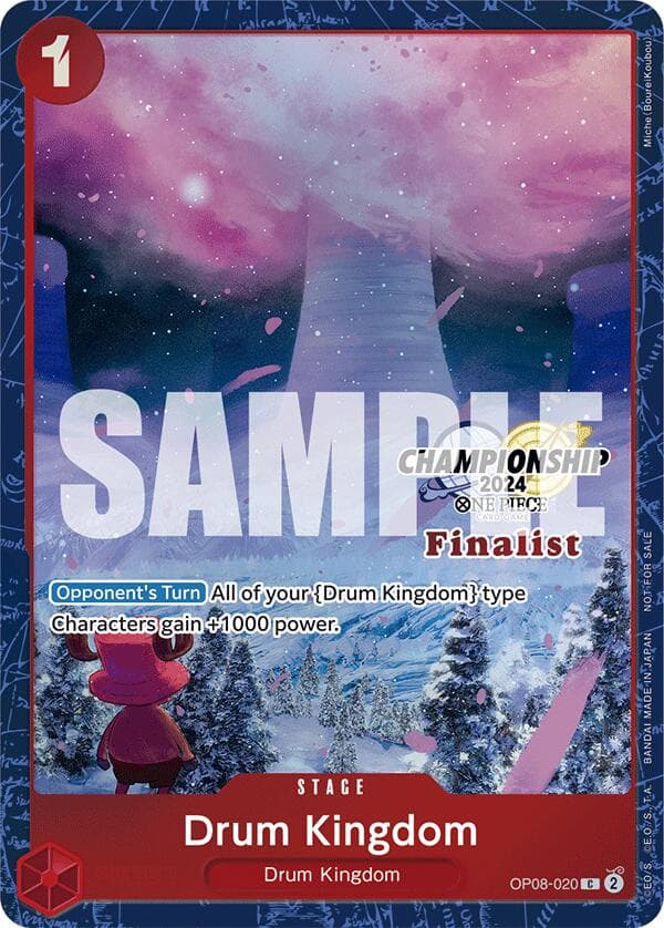 Drum Kingdom (Championship 2024 Finalist Card Set) — One Piece Promotion Cards card