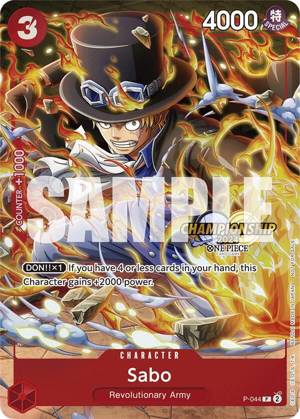 Sabo (CS 2024 Event Pack) — One Piece Promotion Cards card