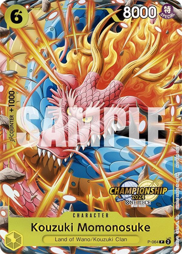 Kouzuki Momonosuke (CS 2024 Event Pack) — One Piece Promotion Cards card