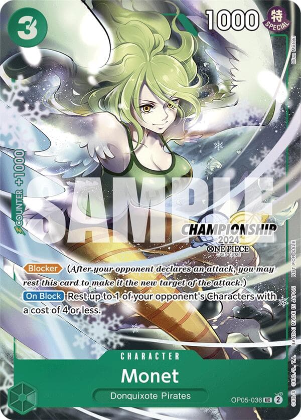 Monet (CS 2024 Event Pack Finalist) — One Piece Promotion Cards card