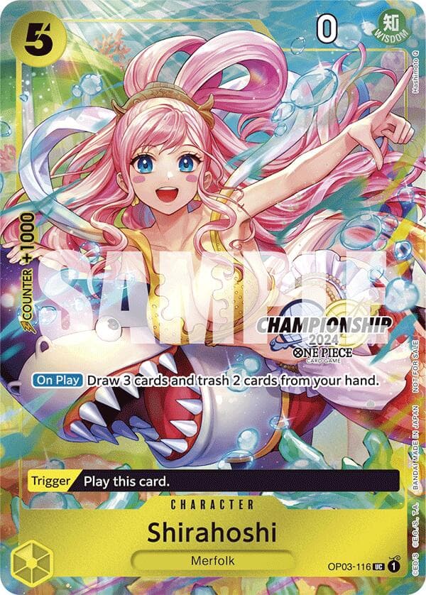 Shirahoshi (CS 2024 Celebration Pack) — One Piece Promotion Cards card