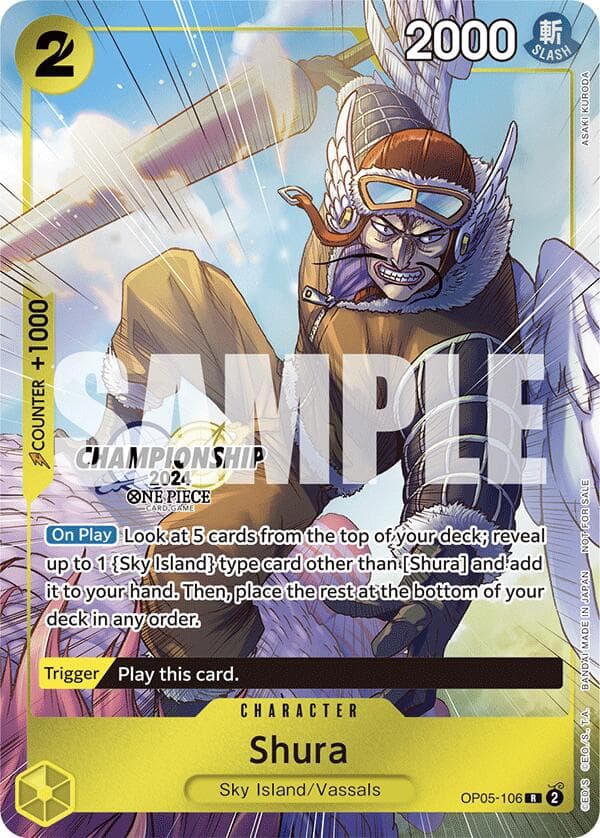 Shura (CS 2024 Celebration Pack) — One Piece Promotion Cards card