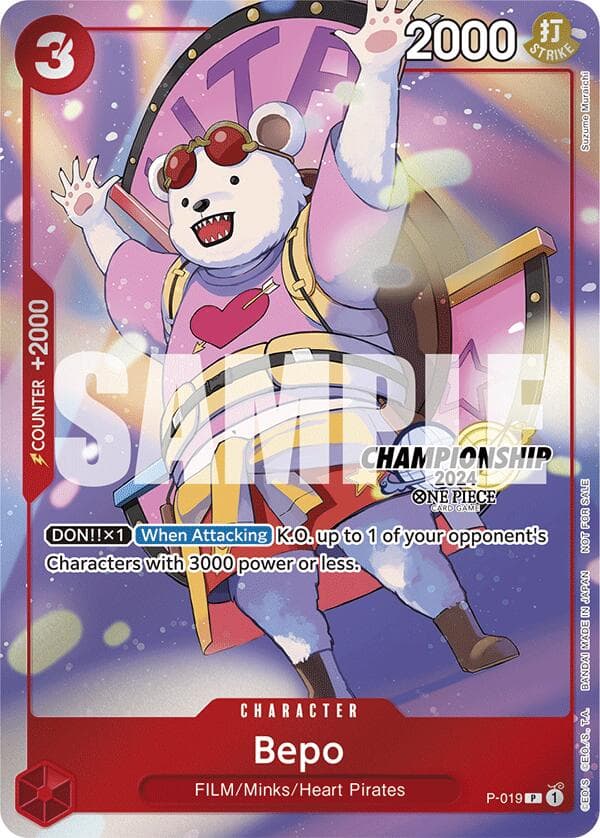 Bepo (CS 2024 Celebration Pack) — One Piece Promotion Cards card