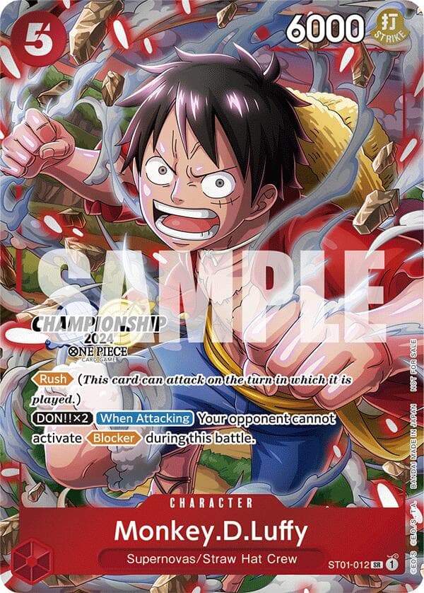Monkey.D.Luffy (CS 2024 Celebration Pack) — One Piece Promotion Cards card