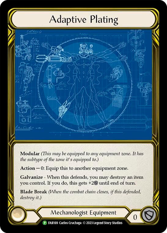 Adaptive Plating - FAB169 — Flesh and Blood: Promo Cards card