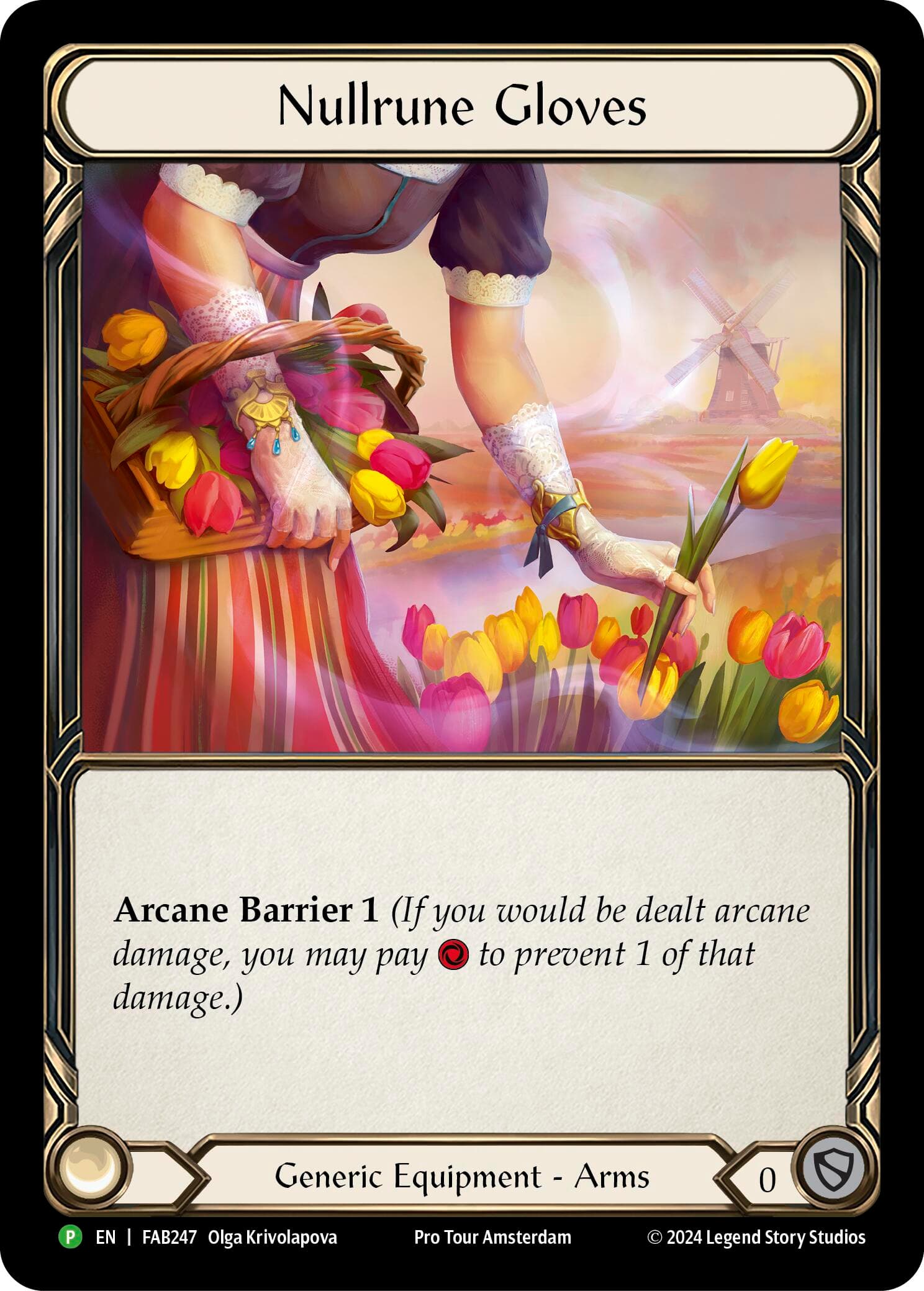 Nullrune Gloves - FAB247 — Flesh and Blood: Promo Cards card