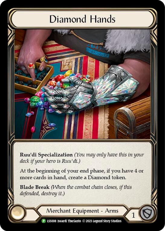 Diamond Hands - LSS008 — Flesh and Blood: Promo Cards card