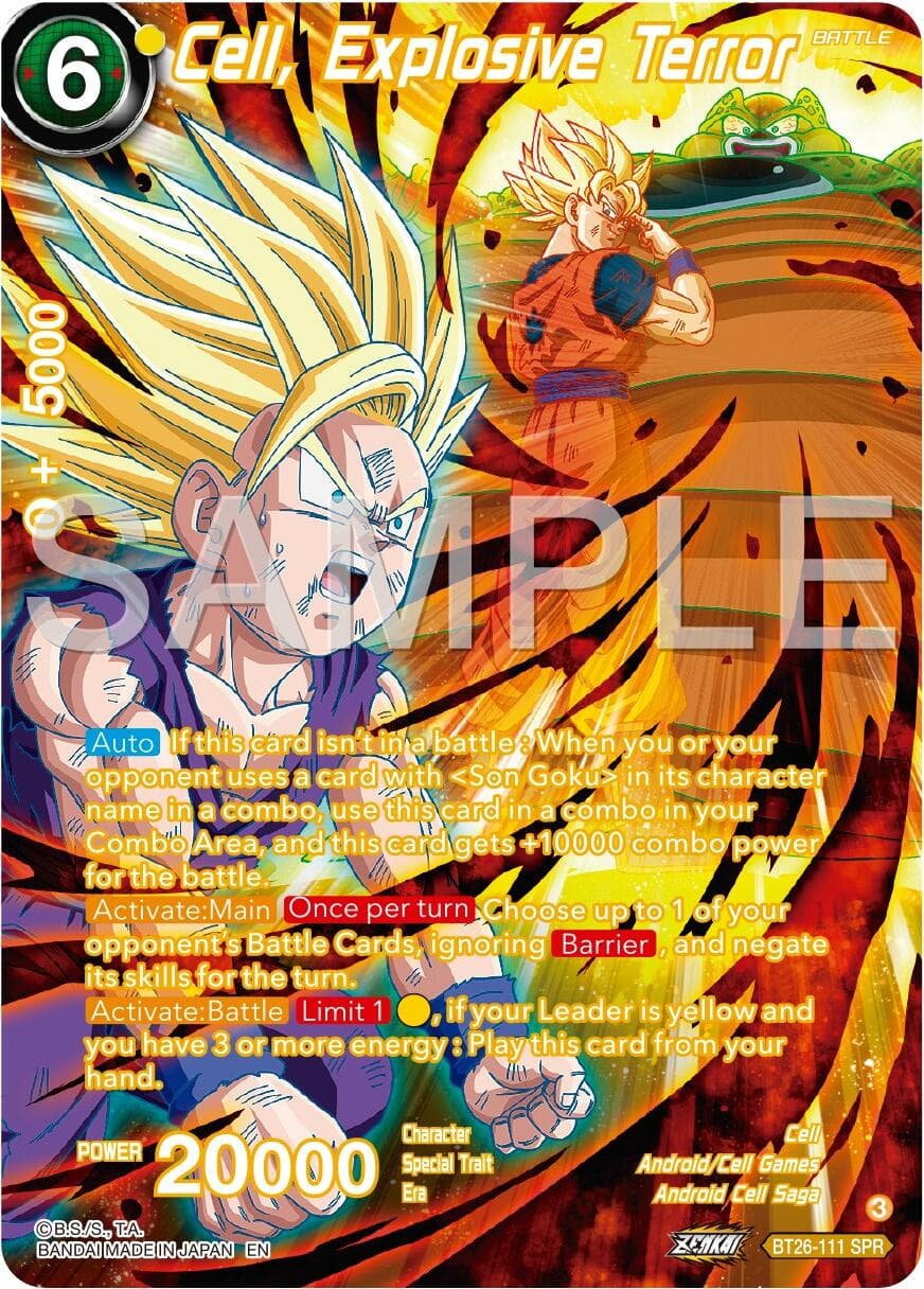 Cell, Explosive Terror (SPR) — Ultimate Advent card