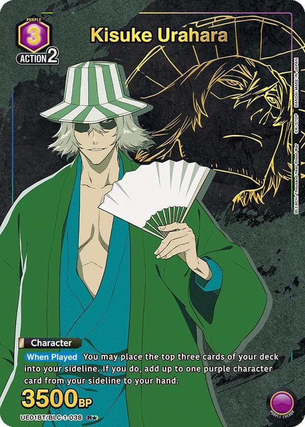 Kisuke Urahara (038) (R*) — UE01BT: BLEACH: Thousand-Year Blood War card