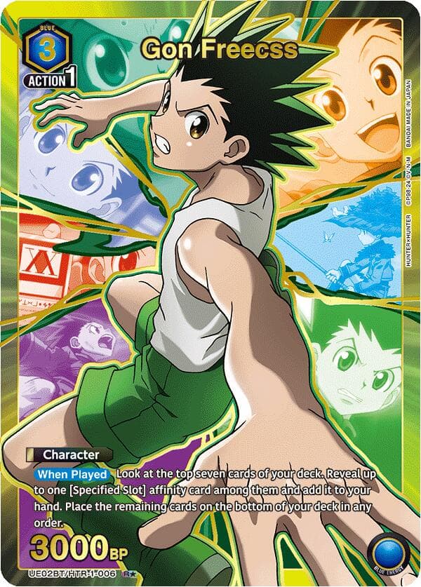 Gon Freecss (006) (R*) — UE02BT: HUNTER X HUNTER card