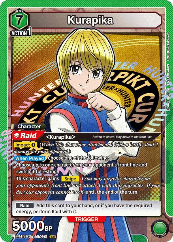 Kurapika (074) — UE02BT: HUNTER X HUNTER card