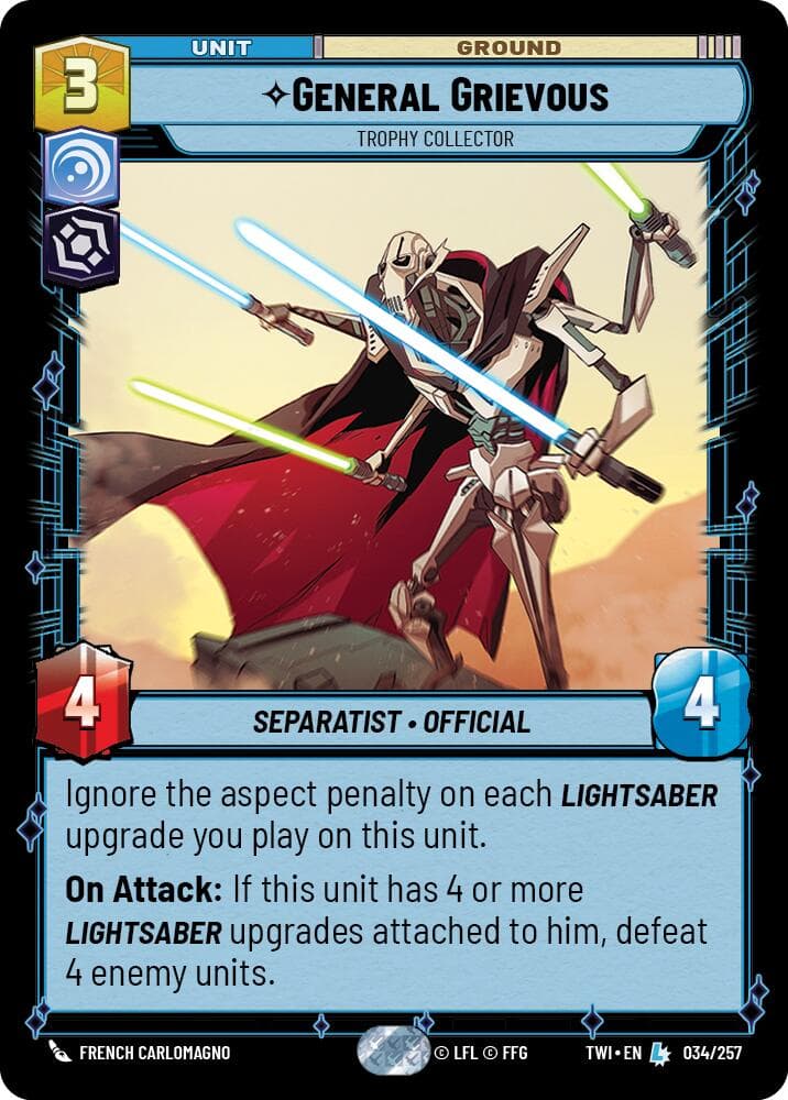 General Grievous - Trophy Collector — Twilight of the Republic card