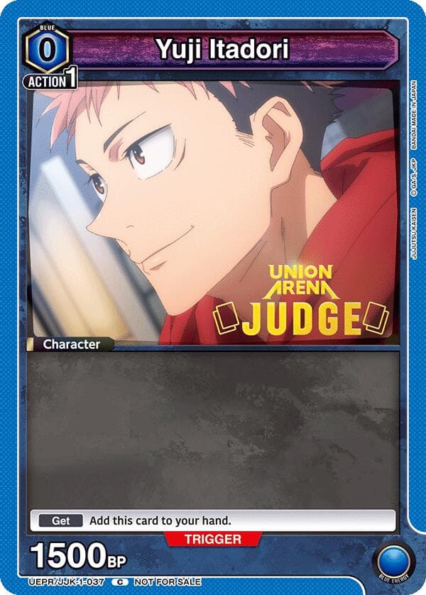 Yuji Itadori (037) (Judge Pack) — Union Arena Promotion Cards card
