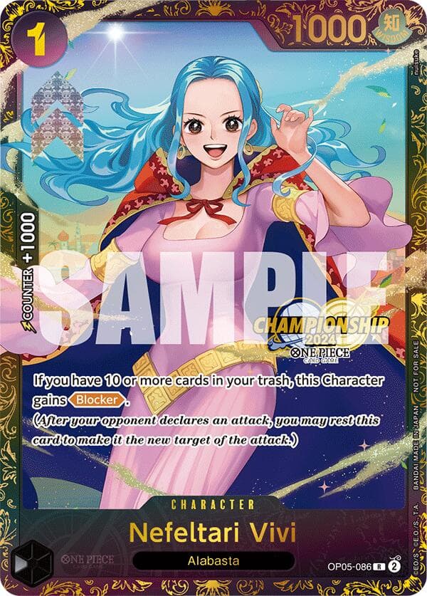 Nefeltari Vivi (October Championship 2024 Store Regionals) — One Piece Promotion Cards card