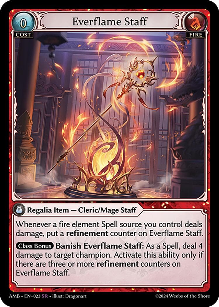 Everflame Staff — Mortal Ambition card