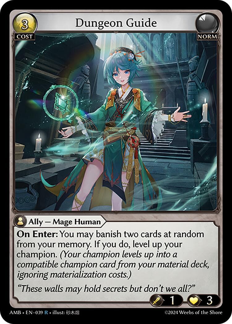 Dungeon Guide — Mortal Ambition card