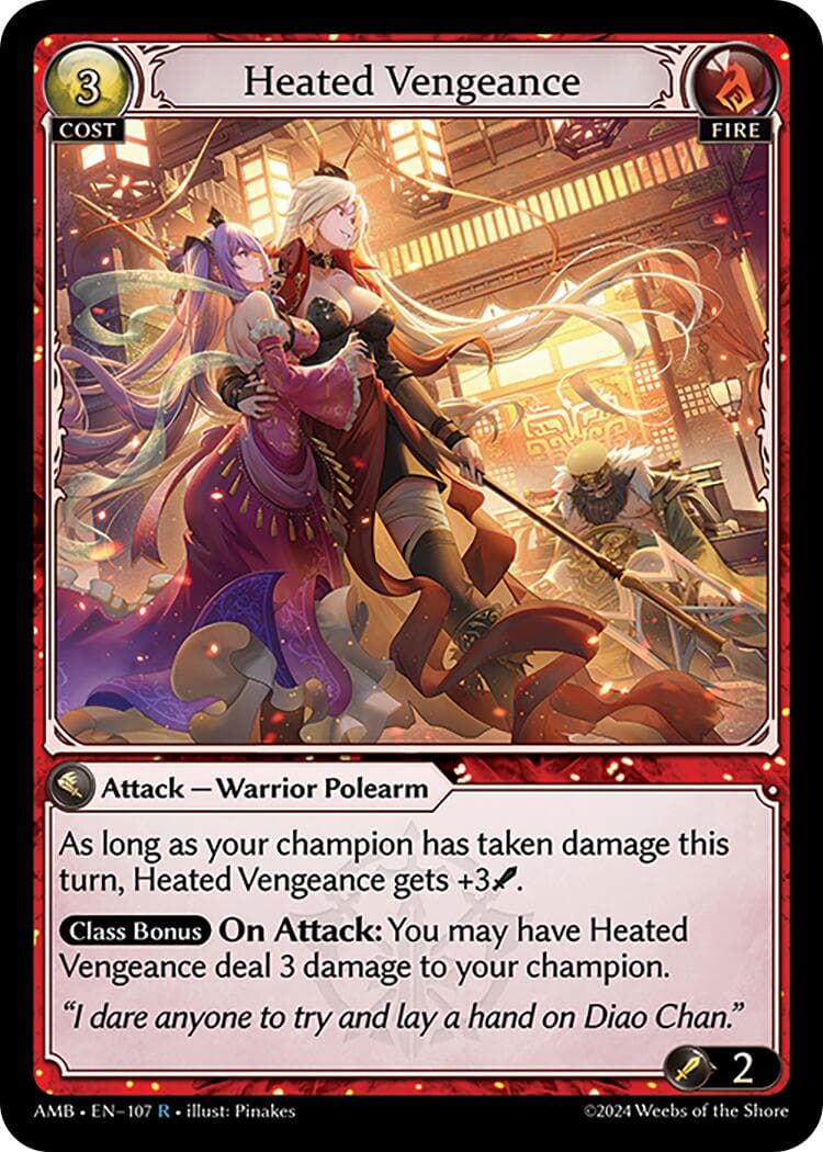 Heated Vengeance — Mortal Ambition card
