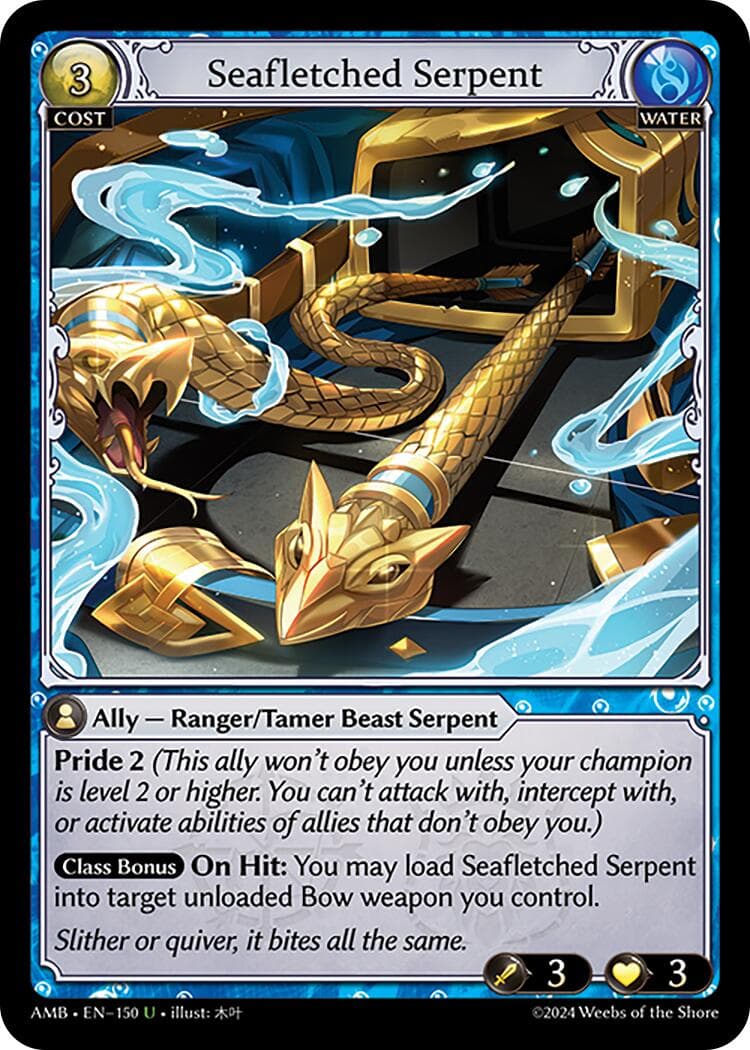 Seafletched Serpent — Mortal Ambition card
