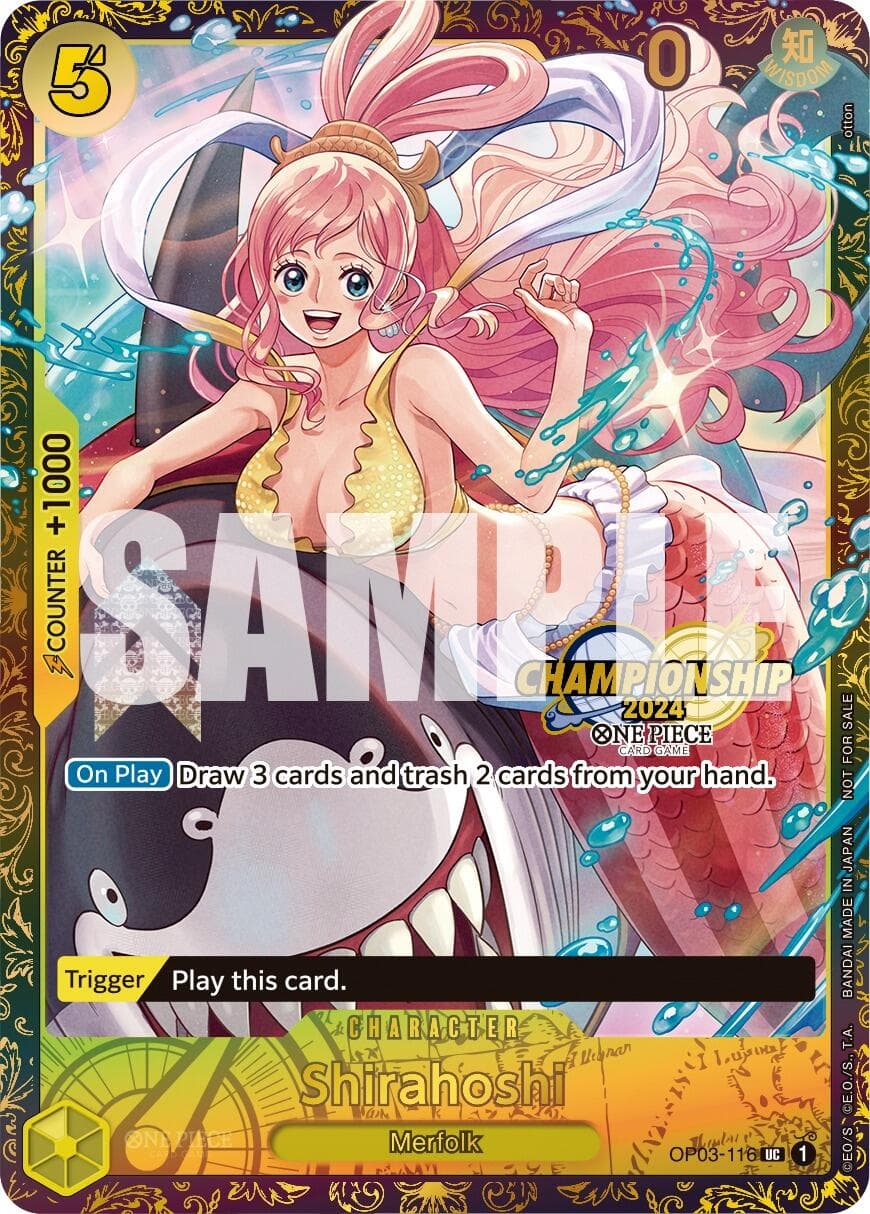 Shirahoshi (October Championship 2024 Online Regional) — One Piece Promotion Cards card