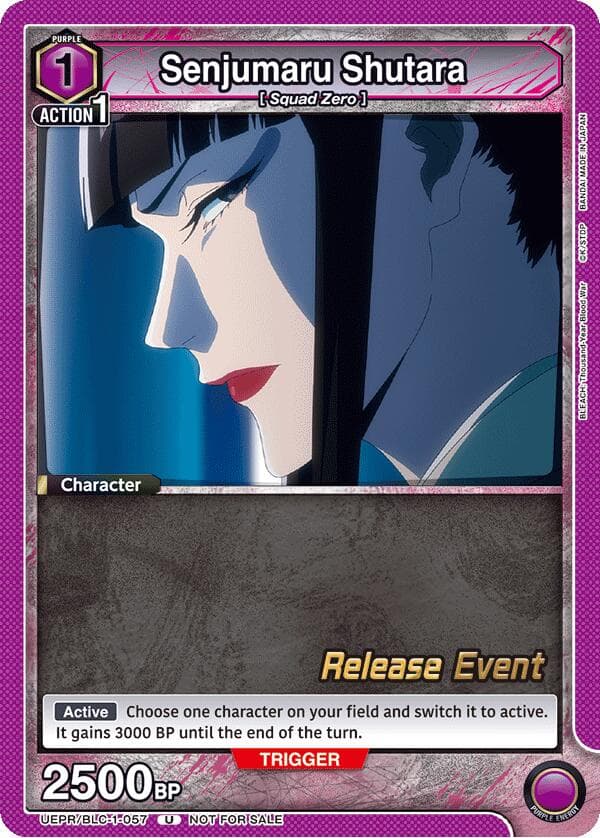 Senjumaru Shutara — UE01BT: BLEACH: Thousand-Year Blood War Release Event Cards card