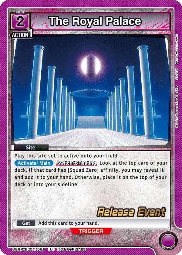 The Royal Palace — UE01BT: BLEACH: Thousand-Year Blood War Release Event Cards card