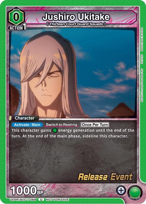 Jushiro Ukitake — UE01BT: BLEACH: Thousand-Year Blood War Release Event Cards card