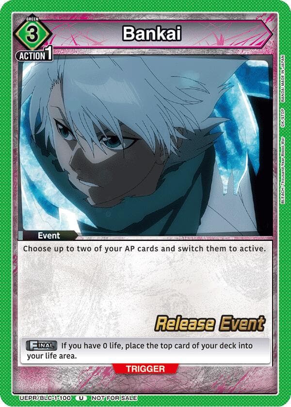 Bankai (100) — UE01BT: BLEACH: Thousand-Year Blood War Release Event Cards card