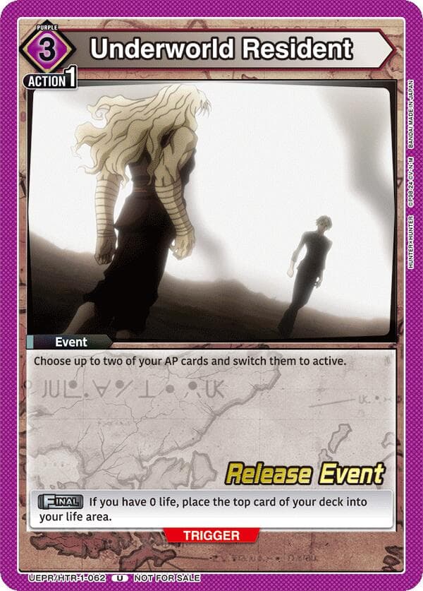 Underworld Resident — UE02BT: HUNTER X HUNTER Release Event Cards card
