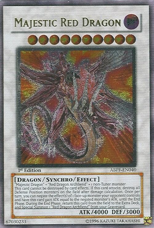 Majestic Red Dragon (UTR) — Absolute Powerforce card