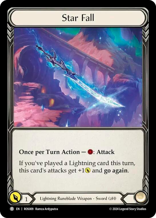 Star Fall — Rosetta card