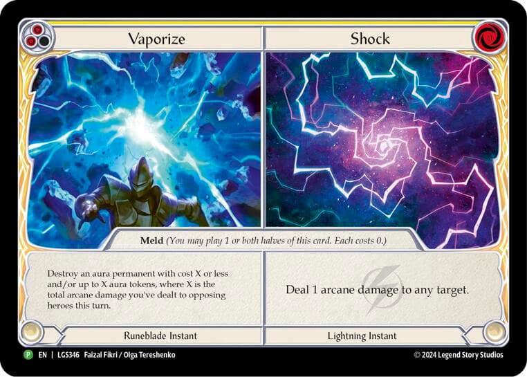 Vaporize // Shock - LGS346 — Flesh and Blood: Promo Cards card