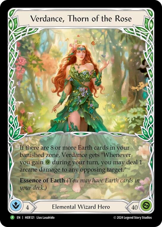 Verdance, Thorn of the Rose - HER121 — Flesh and Blood: Promo Cards card