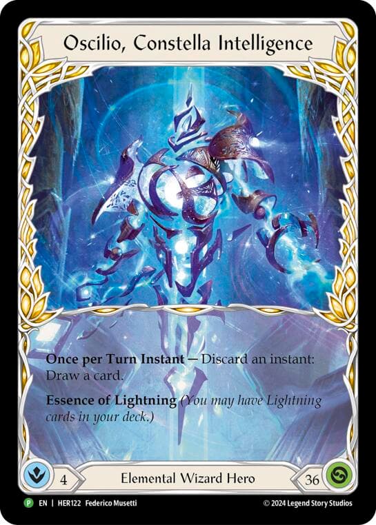 Oscilio, Constella Intelligence - HER122 — Flesh and Blood: Promo Cards card