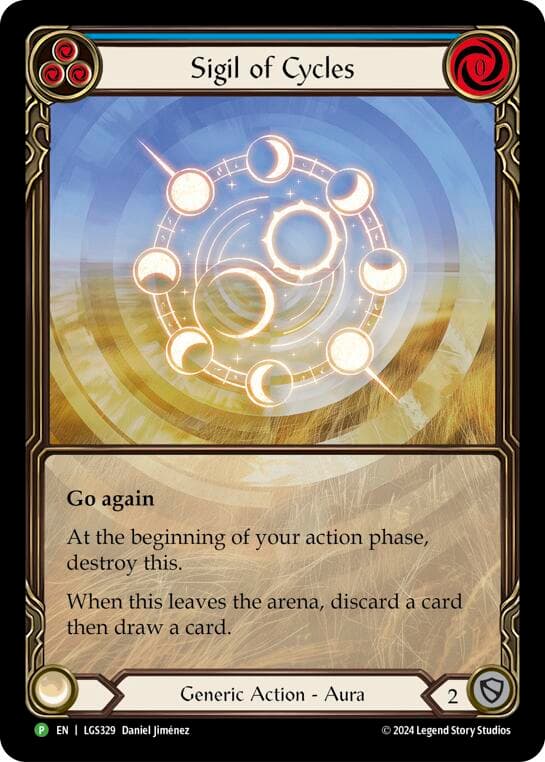 Sigil of Cycles (Extended Art) - LGS329 — Flesh and Blood: Promo Cards card
