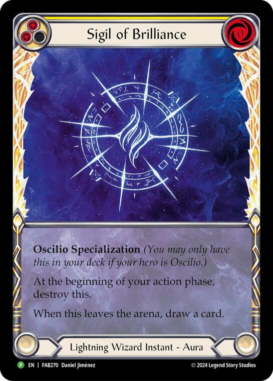 Sigil of Brilliance (Extended Art) - FAB270 — Flesh and Blood: Promo Cards card