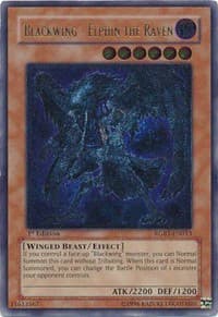 Blackwing - Elphin the Raven (UTR) — Raging Battle card