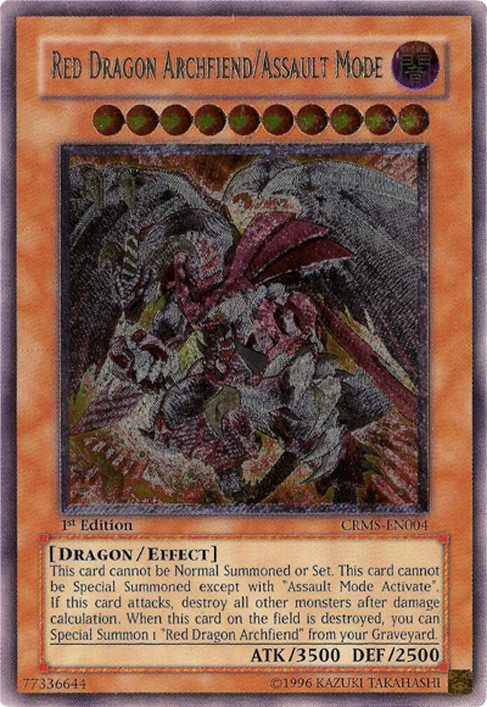 Red Dragon Archfiend/Assault Mode (UTR) — Crimson Crisis card